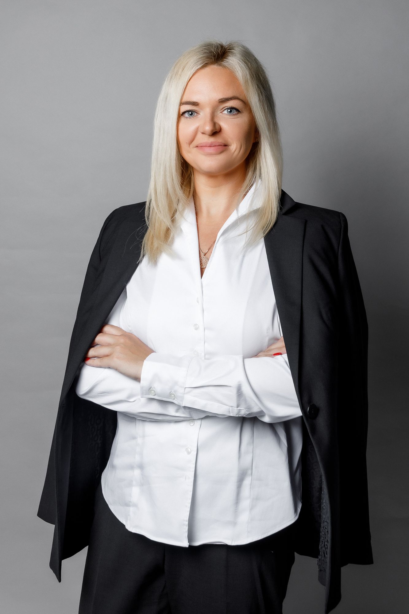 Greta Dirzyte im Büro